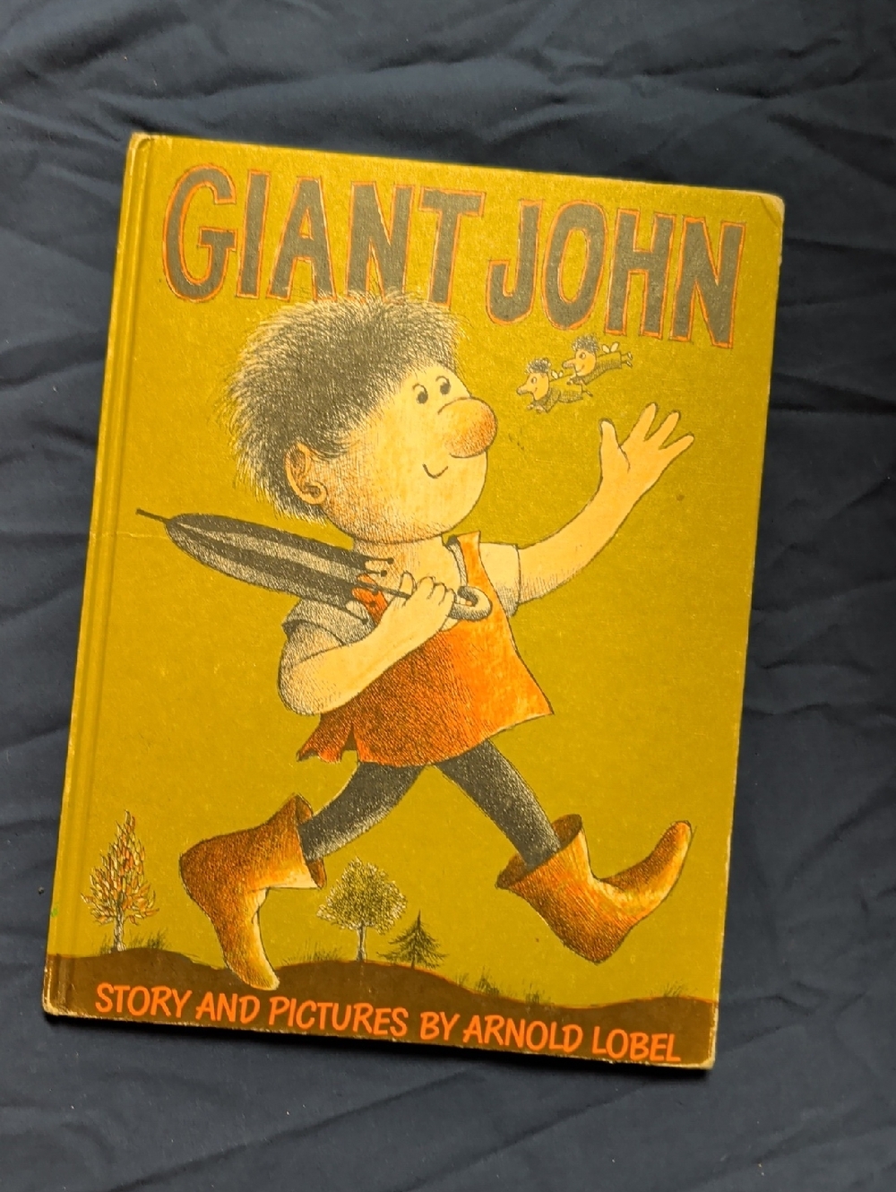 GIANT JOHN Children's Book - Orange Cover